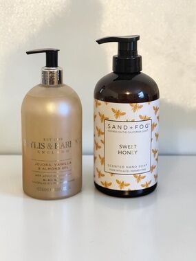 Honey & Vanilla Hand Soap Bundle 🍯 Sand + Fog + Baylis & Harding Luxury Set
